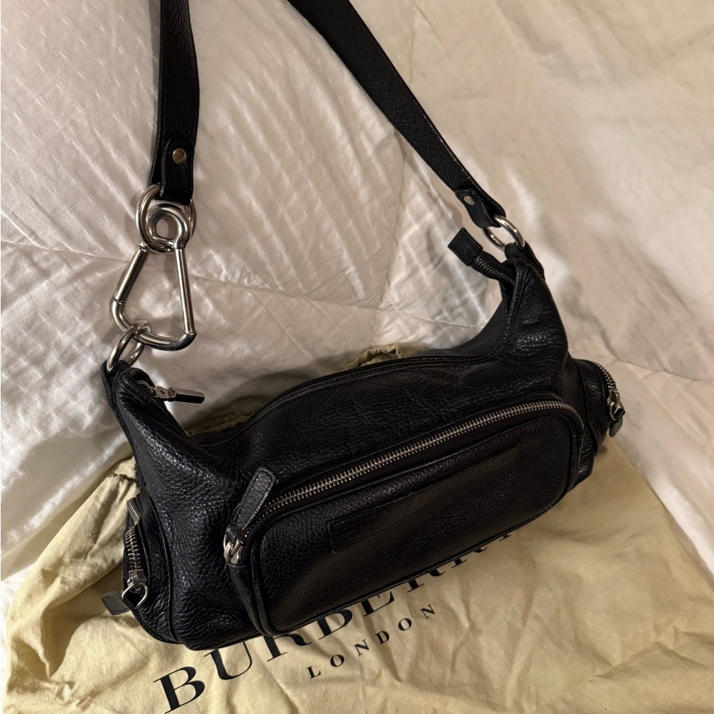 Burberry Black Leather Belt Bag/Fanny Pack - Picture 3 of 9